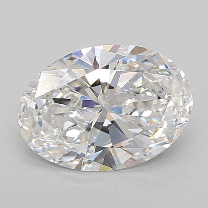 1.58ct Oval E VVS1 Lab Created Diamond