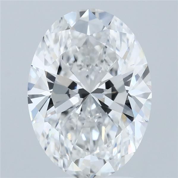 3.1ct Oval E VVS2 Lab Created Diamond