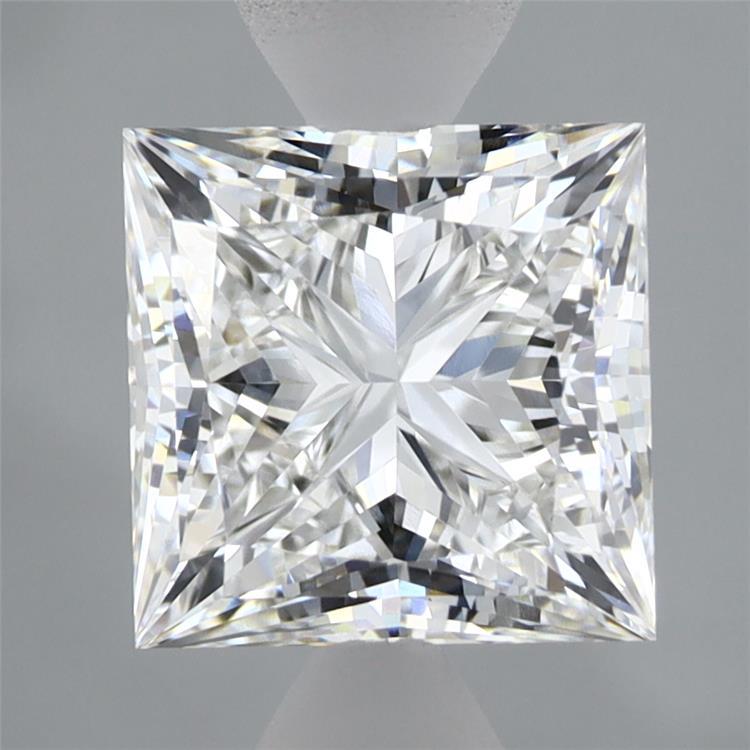 2.58ct Princess E VVS2 Lab Created Diamond