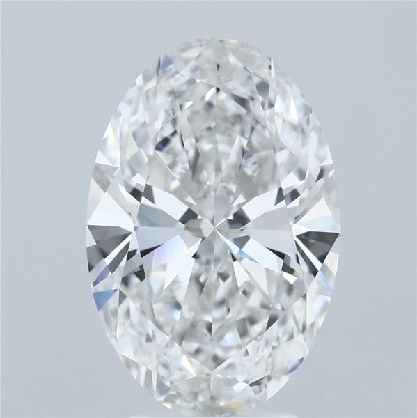 4.01ct Oval E VVS2 Lab Created Diamond