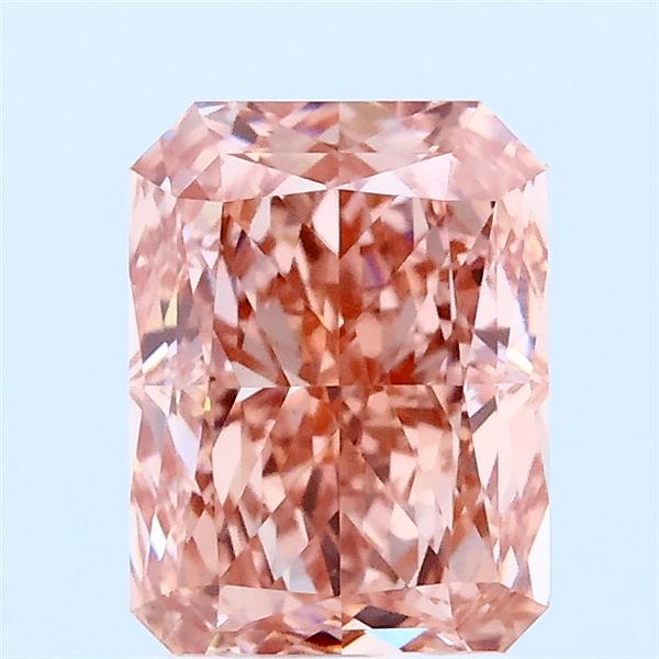 2.01ct Radiant FANCY VIVID PINK VS1 Lab Created Diamond