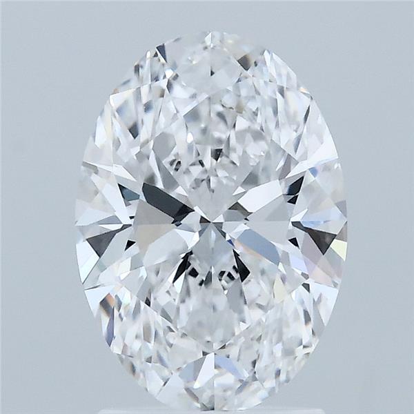 2.1ct Oval D VVS2 Lab Created Diamond
