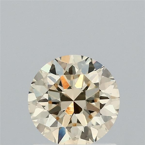 1.06ct Round FANCY LIGHT YELLOW VS1 Lab Created Diamond
