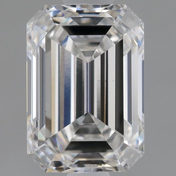 0.92ct Emerald F VS1 Lab Created Diamond