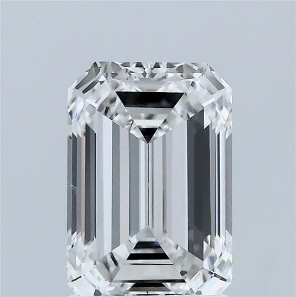 1.5ct Emerald E VVS2 Lab Created Diamond