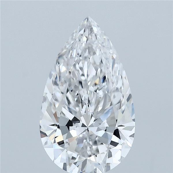 2.08ct Pear E VVS1 Lab Created Diamond