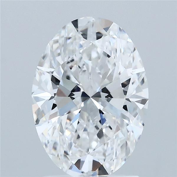 2ct Oval E VVS2 Lab Created Diamond