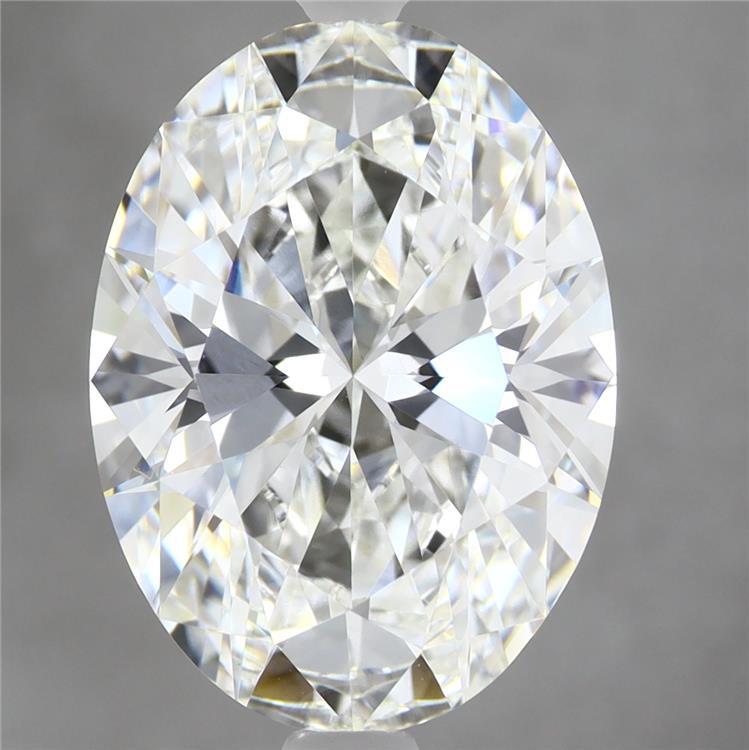 6.03ct Oval F VVS2 Lab Created Diamond