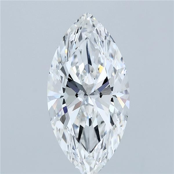 2.72ct Marquise F VVS2 Lab Created Diamond