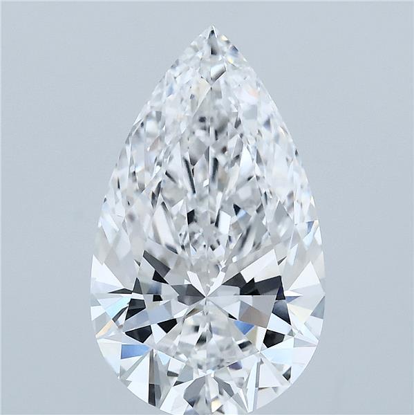 3.5ct Pear E VVS2 Lab Created Diamond