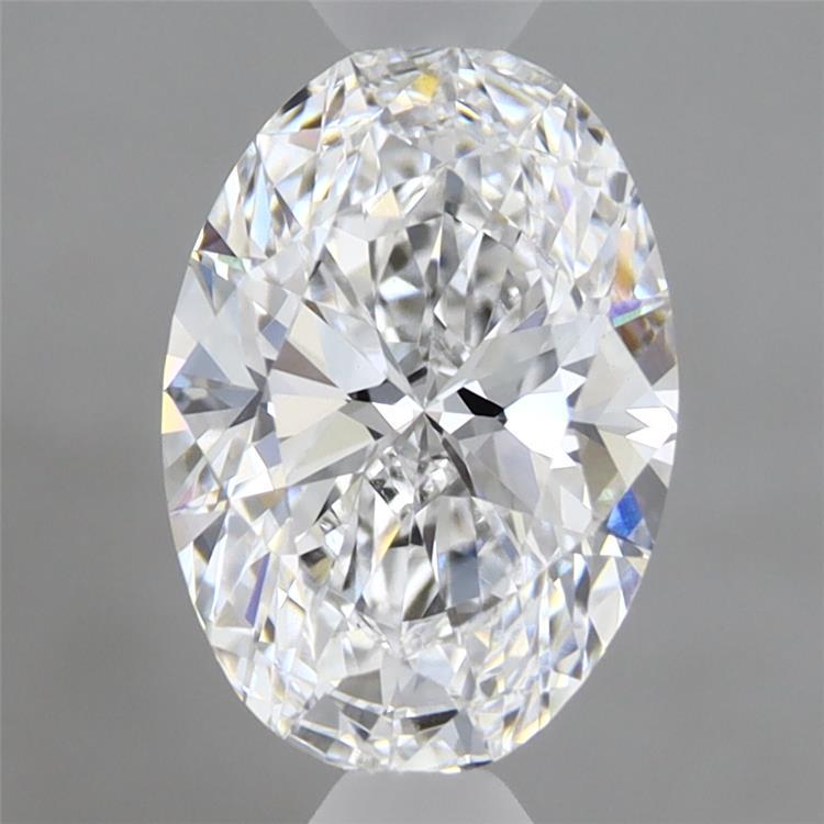 1.58ct Oval D VVS2 Lab Created Diamond