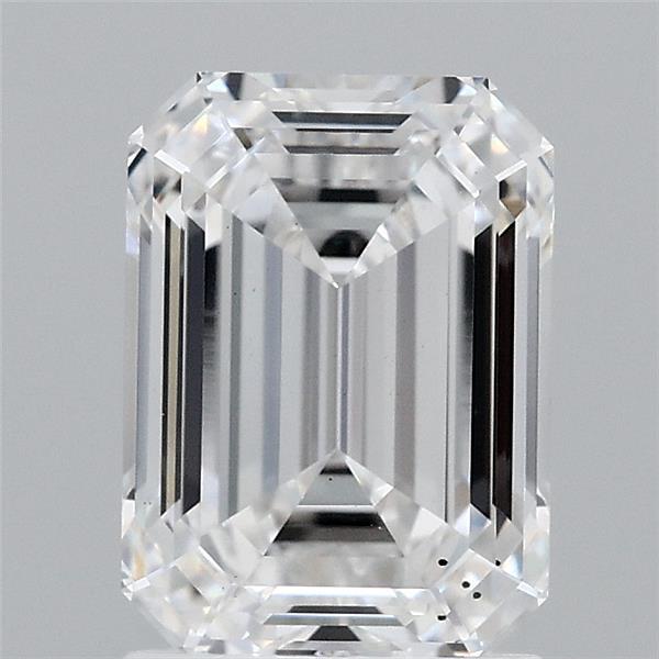2.02ct Emerald D VS2 Lab Created Diamond