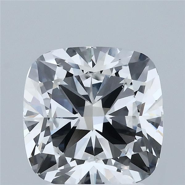 3ct Cushion D VS1 Lab Created Diamond