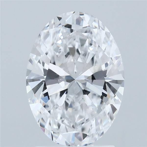 2.06ct Oval D VVS2 Lab Created Diamond