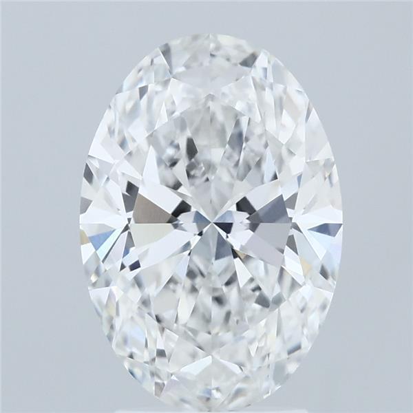 3.01ct Oval E VVS2 Lab Created Diamond