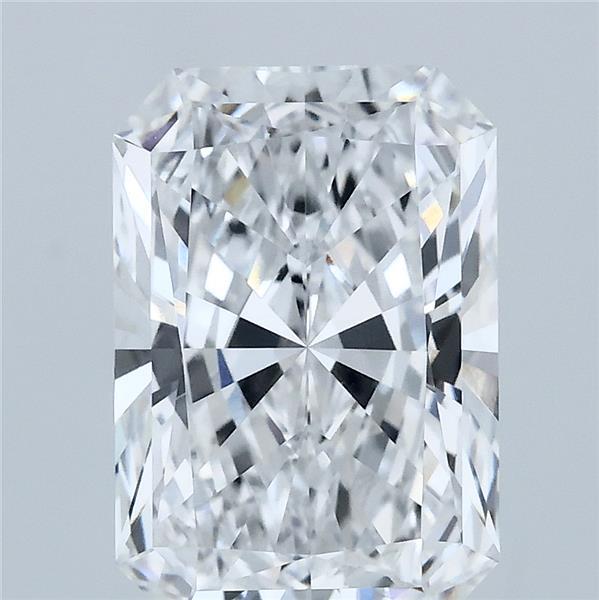 3.6ct Radiant D VVS2 Lab Created Diamond