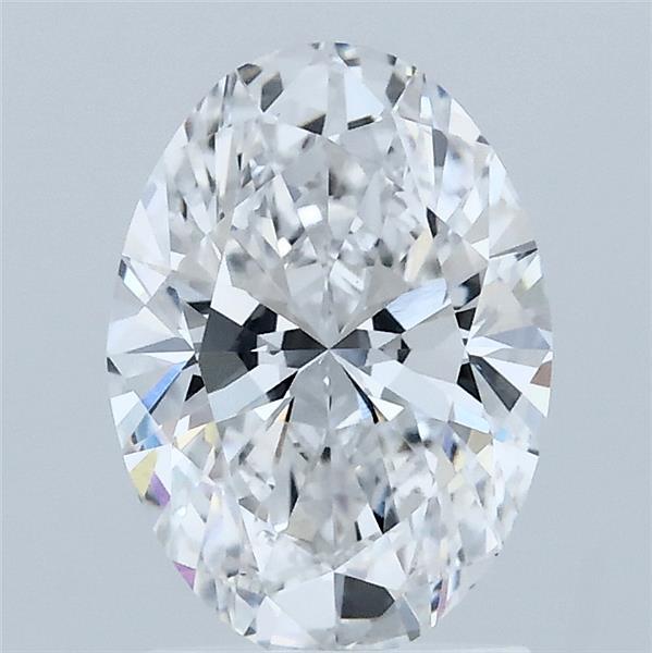 1.6ct Oval E VVS2 Lab Created Diamond