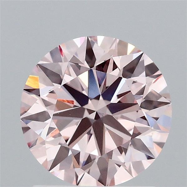 1.5ct Round FANCY PINK VS1 Lab Created Diamond