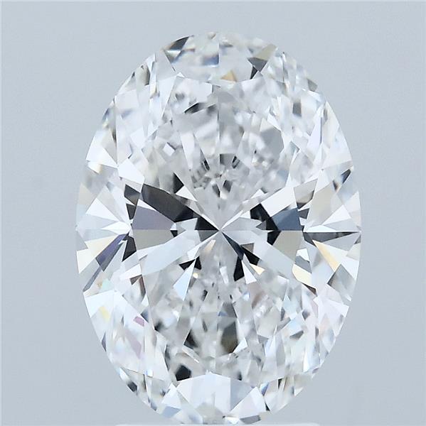 3.01ct Oval D VVS2 Lab Created Diamond
