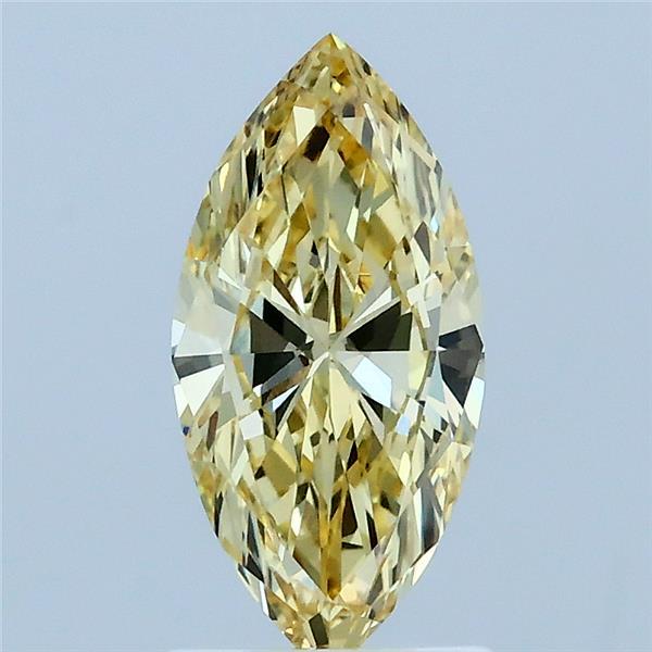 1ct Marquise FANCY INTENSE YELLOW VVS2 Lab Created Diamond