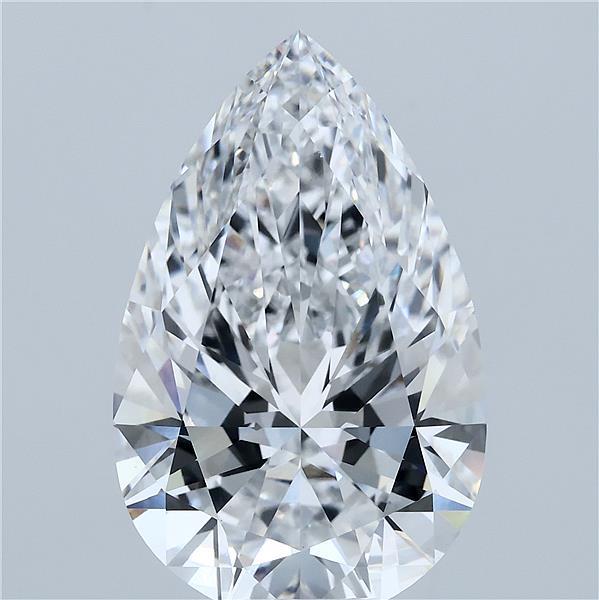 10.23ct Pear D VVS2 Lab Created Diamond