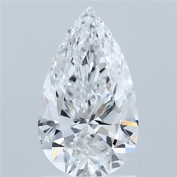 1.5ct Pear E VS1 Lab Created Diamond