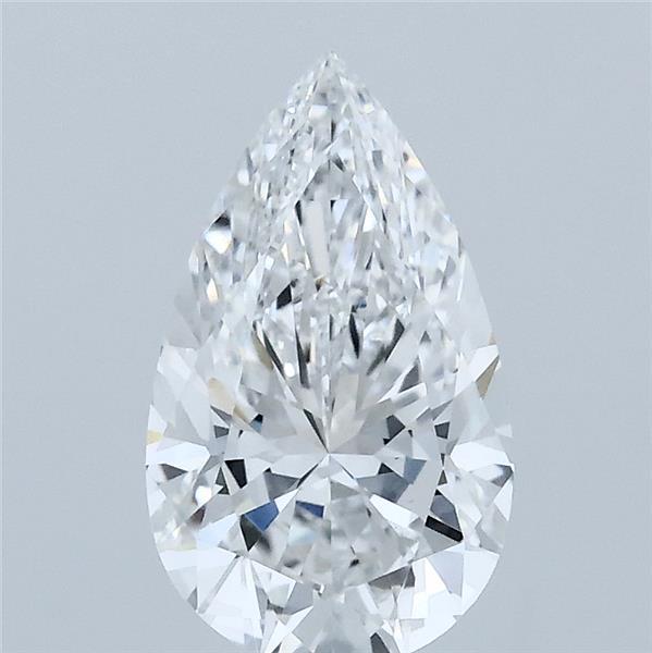 1.5ct Pear E VVS2 Lab Created Diamond
