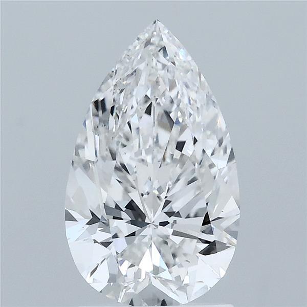 1.89ct Pear E VS1 Lab Created Diamond