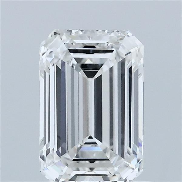 1.1ct Emerald E VVS1 Lab Created Diamond