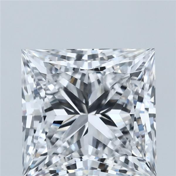 4.05ct Princess E VVS2 Lab Created Diamond