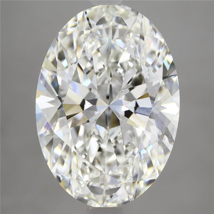 6.02ct Oval F VVS2 Lab Created Diamond