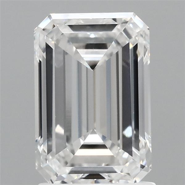 2.01ct Emerald D VVS1 Lab Created Diamond