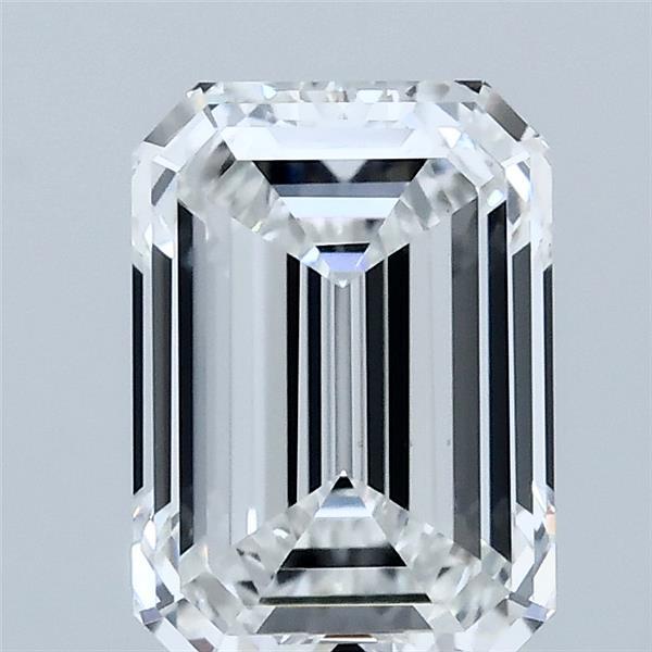 2.02ct Emerald E VVS2 Lab Created Diamond