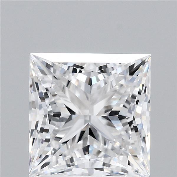3.27ct Princess D VVS2 Lab Created Diamond