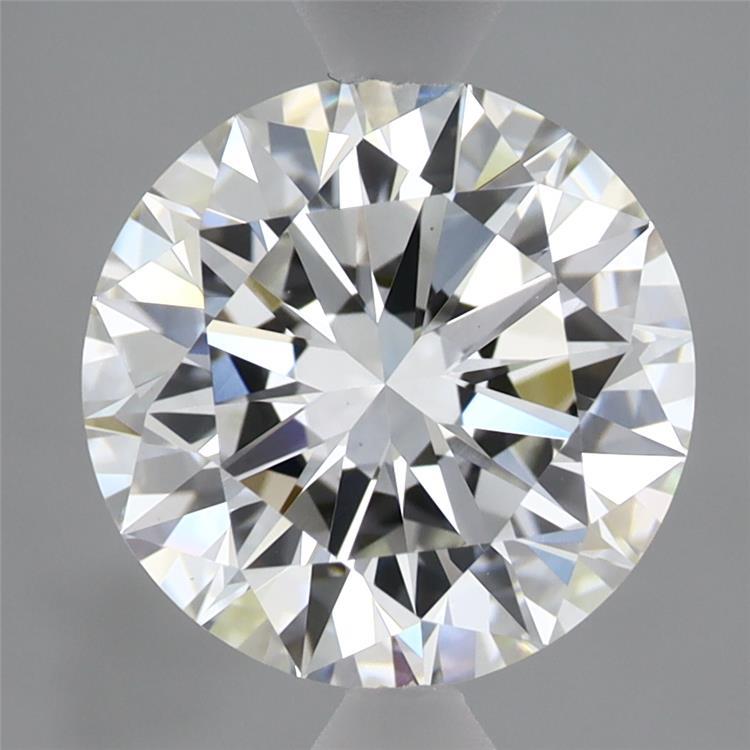3ct Round F VVS2 Lab Created Diamond