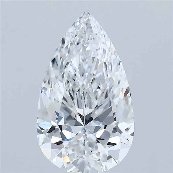 1.92ct Pear D VVS2 Lab Created Diamond