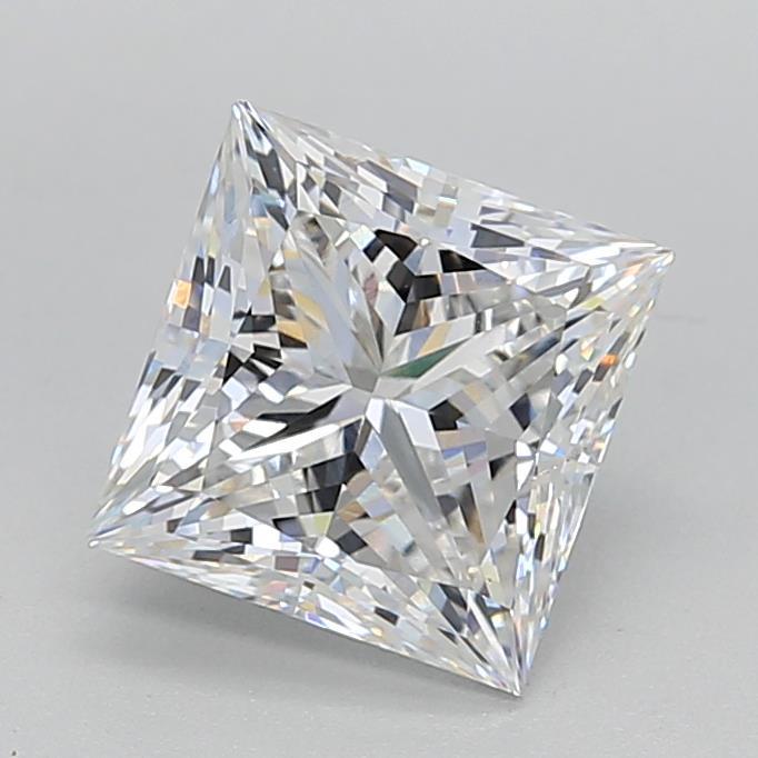 3.05ct Princess E VVS2 Lab Created Diamond