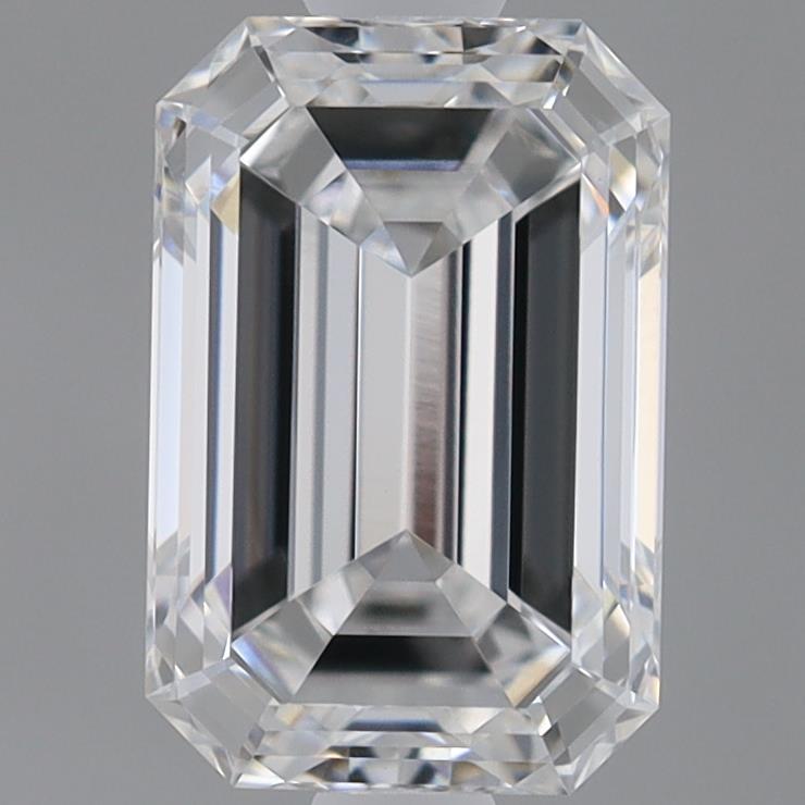 0.95ct Emerald D VVS2 Lab Created Diamond