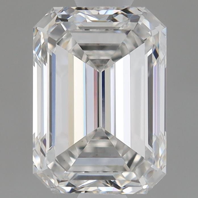 0.96ct Emerald E VVS2 Lab Created Diamond