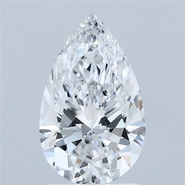 1.53ct Pear D VVS2 Lab Created Diamond