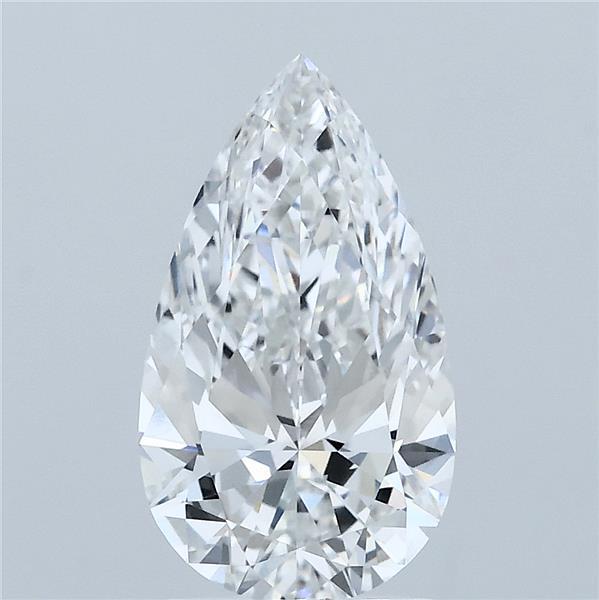 2.04ct Pear E VVS1 Lab Created Diamond