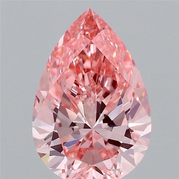 1.5ct Pear FANCY VIVID PINK VS1 Lab Created Diamond