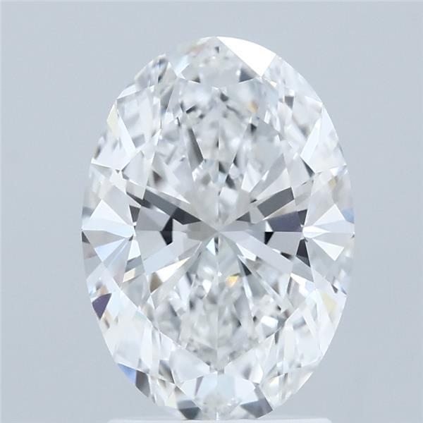 2.09ct Oval D VVS2 Lab Created Diamond