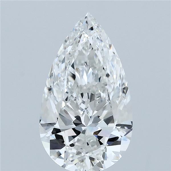 2.01ct Pear F VVS2 Lab Created Diamond