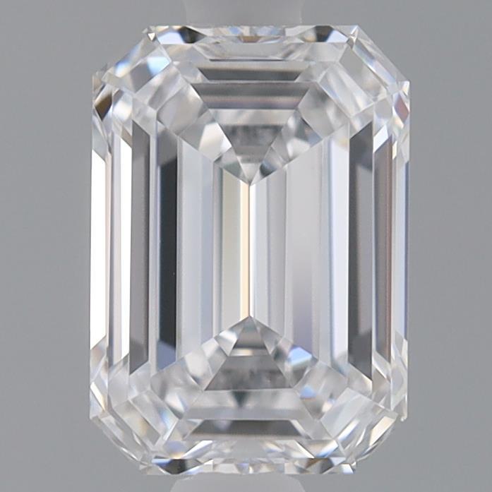 0.9ct Emerald D VVS2 Lab Created Diamond