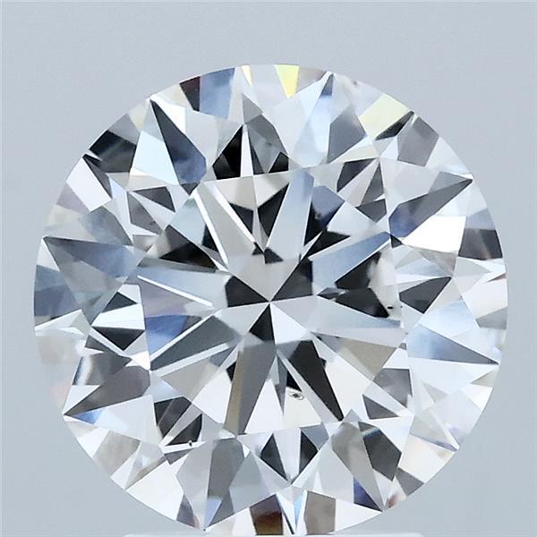 3.08ct Round E VS1 Lab Created Diamond