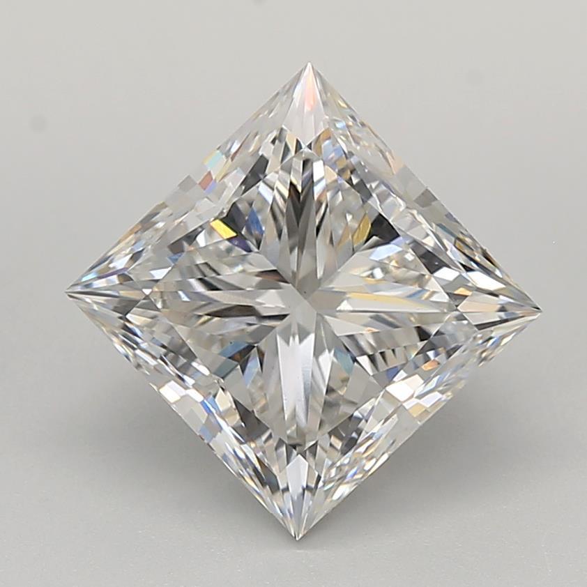 3.96ct Princess F VS1 Lab Created Diamond