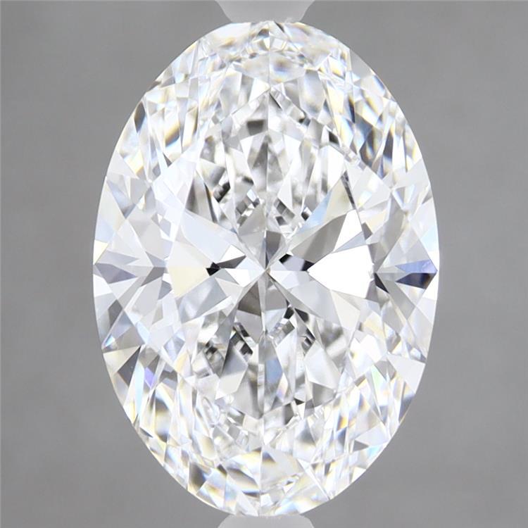 3.03ct Oval D VVS2 Lab Created Diamond