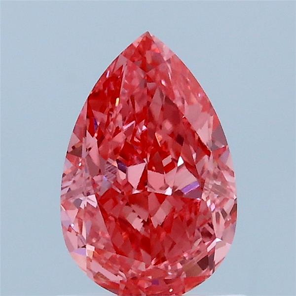 1.19ct Pear FANCY VIVID PINK VVS2 Lab Created Diamond