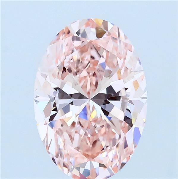 1.5ct Oval FANCY VIVID PINK VS1 Lab Created Diamond